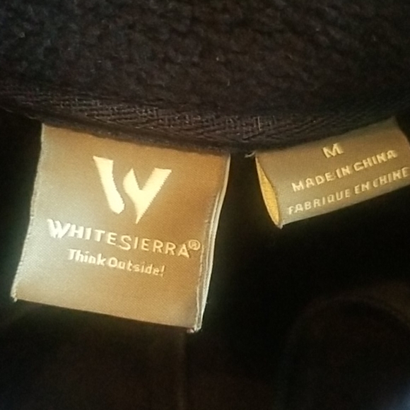 Boys White Sierra zip up fleece jacket - Picture 3 of 4